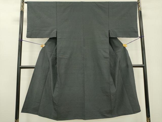 平和屋着物▽男性　本塩沢　単衣　110亀甲　総詰め　正絹　逸品　DABD5486fe