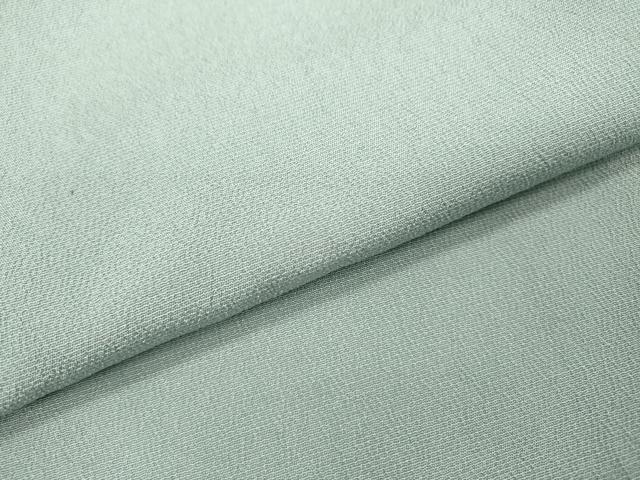 平和屋着物▽上質な色無地　単衣　秘色色　正絹　逸品　DABD5487fe