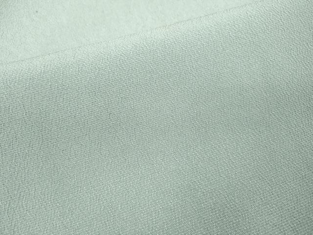 平和屋着物▽上質な色無地　単衣　秘色色　正絹　逸品　DABD5487fe