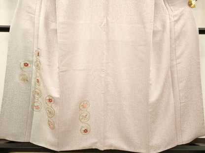 平和屋着物▼訪問着　竹屋町刺繍　花唐草丸文　暈し染　金彩　正絹　逸品　DABD5517fe