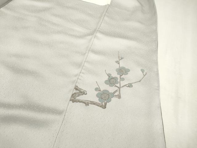 平和屋着物▼訪問着　駒刺繍　手描き　枝花色紙風景松文　暈し染　金銀彩　正絹　逸品　DABD5524fe