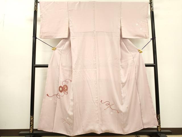 平和屋着物▼中国三大刺繍　スワトウ刺繍　汕頭刺繍　総刺繍　訪問着　鼓横笛花文　正絹　逸品　DABD5536fe