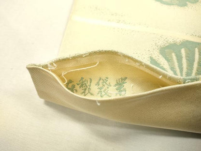 平和屋着物◎全通柄　本袋帯　花唐草文　正絹　逸品　DABD5614fe