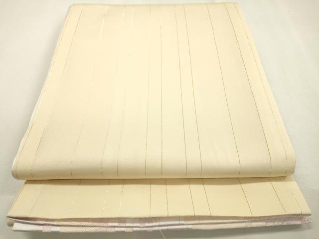 平和屋着物●H・L（アッシュエル）　HENRI-LUC CHAPUIS　両面　全通柄袋帯　雪輪花鳥文　金糸　長尺　未使用　DABD5681fe