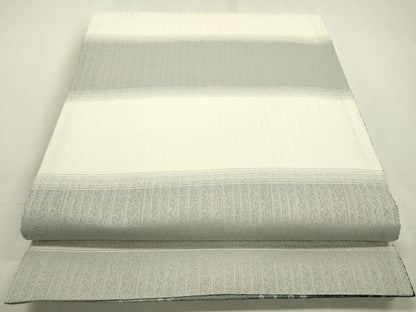平和屋着物●両面　全通柄袋帯　霞文　金通し地　正絹　逸品　DABD5792fe