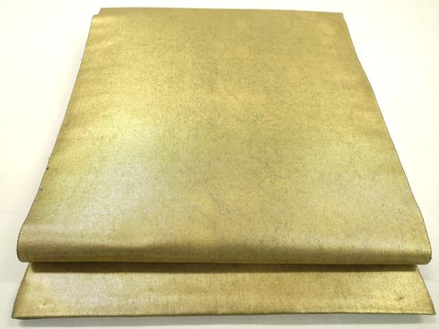 平和屋着物▼六通柄袋帯 霞文 金彩 引箔 正絹 逸品 DABD5803fe