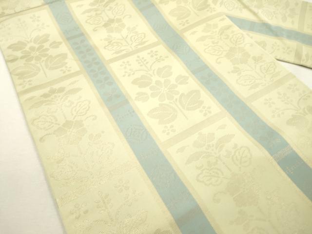 平和屋着物●西陣　川島織物　九寸名古屋帯　花間道　金糸　正絹　逸品　DABD5825fe