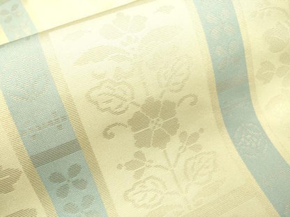 平和屋着物●西陣　川島織物　九寸名古屋帯　花間道　金糸　正絹　逸品　DABD5825fe