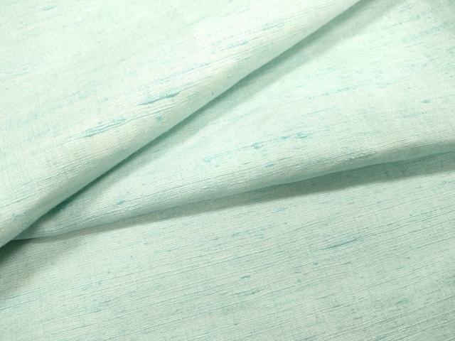 平和屋着物▽上質な紬　単衣　霞文　正絹　逸品　DABD5859fe