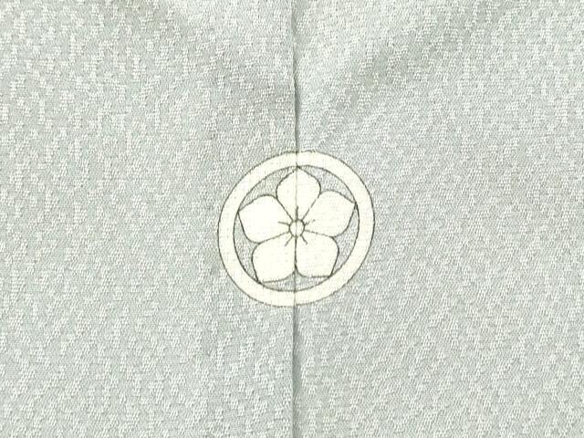 平和屋着物▽上質な小紋　単衣　霞文　暈し染　正絹　逸品　DABD5909fe