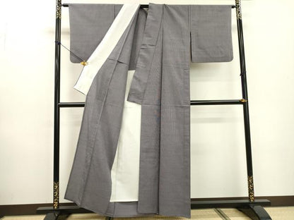 平和屋着物▽本塩沢　単衣　180亀甲　総詰め　正絹　逸品　DABD5912fe