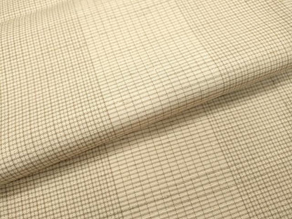 平和屋着物▽柿渋紬　単衣　粋　柿渋染　間道　証紙付き　正絹　逸品　DABD5927fe