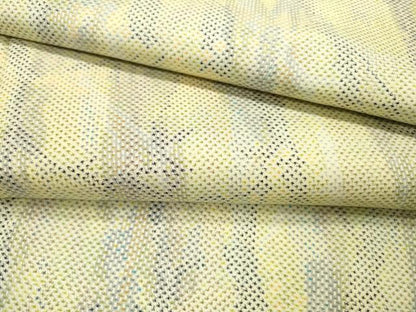平和屋着物▽本場大島紬　単衣　7マルキ　木立　正絹　逸品　DABD5929fe