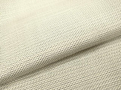 平和屋着物▽本場大島紬　白大島　単衣　100亀甲　総詰め　正絹　逸品　DABD5930fe