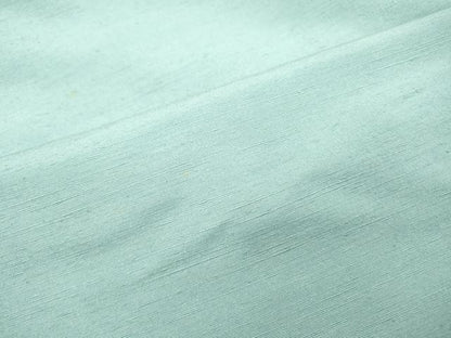 平和屋着物▽結城紬　単衣　水色　正絹　逸品　DABD5938fe