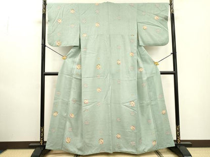 平和屋着物●小紋　宝尽くし花文　洗える着物　DABD5947fe
