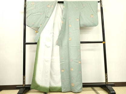 平和屋着物●小紋　宝尽くし花文　洗える着物　DABD5947fe