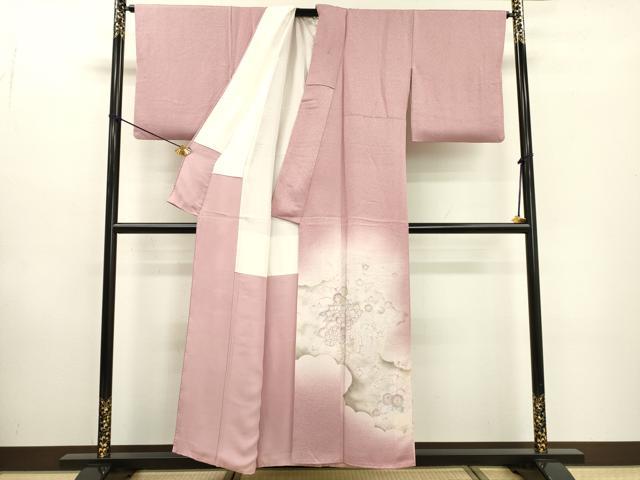 平和屋着物▼豪華色留袖 地紋起こし 花車文 暈し染 金彩 正絹 逸品 DABD5979fe