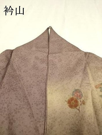 平和屋着物▼中国三大刺繍 スワトウ刺繍 汕頭刺繍 相良刺繍 総刺繍 訪問着 鬘帯御所車花絵皿文 暈し染 正絹 逸品 DABD5999fe