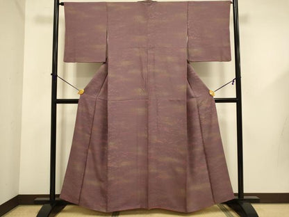平和屋着物■上質な小紋 箔散らし文 金彩 正絹 逸品 DABD6038du