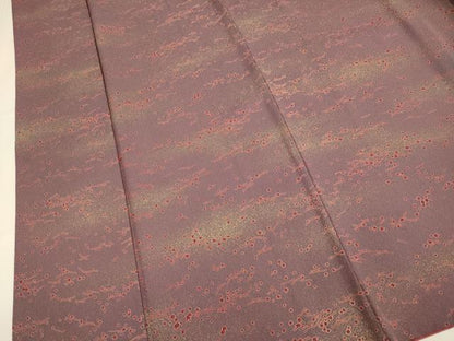 平和屋着物■上質な小紋 箔散らし文 金彩 正絹 逸品 DABD6038du