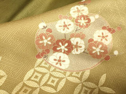 平和屋着物●豪華色留袖　刺繍　吉祥花文　暈し染め　金彩　正絹　逸品　未使用　DABD6107du