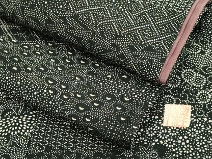 平和屋着物●江戸小紋　作家物　エ霞小紋柄　正絹　逸品　DABD6112du