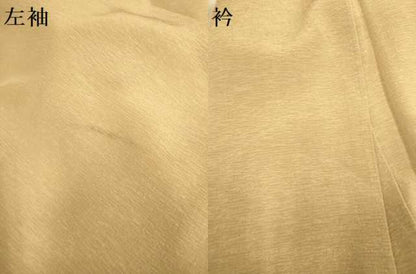 平和屋着物●上質な色無地　淡香色　正絹　逸品　DABD6116du
