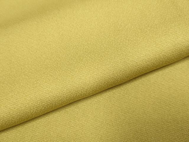 平和屋着物●上質な色無地　桑染色　正絹　逸品　DABD6121du