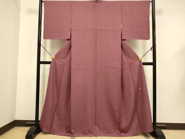 平和屋着物●伝統工芸師　服部光擴　江戸小紋　鮫小紋柄　正絹　逸品　未使用　DABD6132du