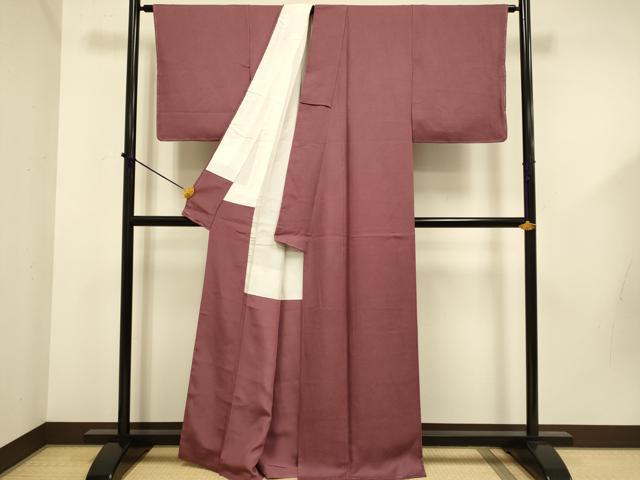 平和屋着物●伝統工芸師　服部光擴　江戸小紋　鮫小紋柄　正絹　逸品　未使用　DABD6132du