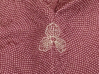 平和屋着物●伝統工芸師　服部光擴　江戸小紋　鮫小紋柄　正絹　逸品　未使用　DABD6132du
