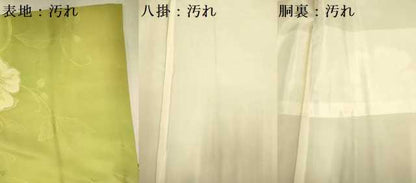平和屋着物■上質な小紋 地紋起こし 草花文 暈し染め 正絹 逸品 DABD6216du