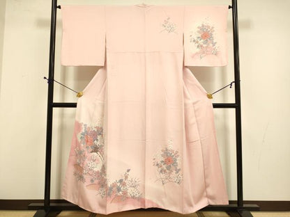 平和屋着物■訪問着　花車文　暈し染め　金彩　正絹　逸品　DABD6388du
