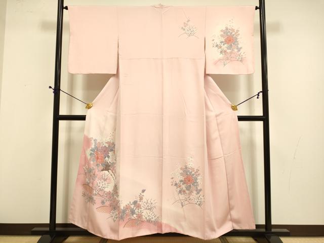 平和屋着物■訪問着　花車文　暈し染め　金彩　正絹　逸品　DABD6388du