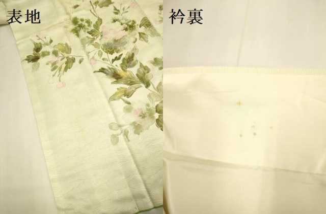 平和屋着物■訪問着 草花文 銀彩 正絹 逸品 DABD6392du