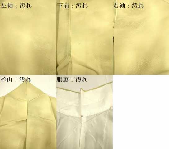 平和屋着物■訪問着 草葉文 暈し染め 正絹 逸品 DABD6393du