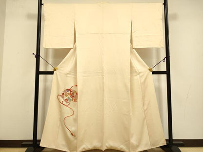 平和屋着物■中国三大刺繍　相良刺繍　駒刺繍　総刺繍　訪問着　文箱花文　正絹　逸品　DABD6400du