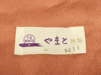 平和屋着物■江戸小紋 作家物 稲山 鮫小紋柄 やまと誂製 正絹 逸品 DABD6407du