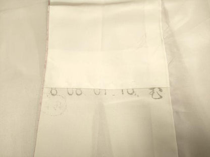 平和屋着物■訪問着　駒刺繍　枝楓文　休み鳥　金彩　正絹　逸品　DABD6412du
