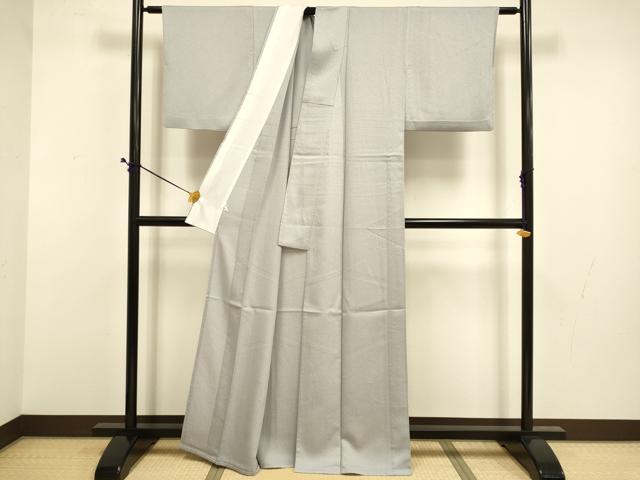 平和屋着物▽東京友禅　熊谷好博子監修　色無地　単衣　枯野色　さんび謹製　洗える着物　DABD6452du