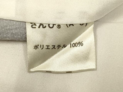 平和屋着物▽東京友禅　熊谷好博子監修　色無地　単衣　枯野色　さんび謹製　洗える着物　DABD6452du