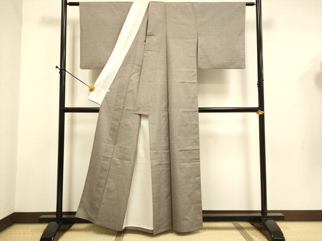 平和屋着物▽本場大島紬　単衣　美絣　夢工芸謹製　証紙付き　正絹　逸品　DABD6520du