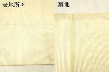 平和屋着物＊夏物 アンティーク 大正ロマン 六通柄 京袋帯 引き抜き帯 飾花文 正絹 逸品 DABD6524cm