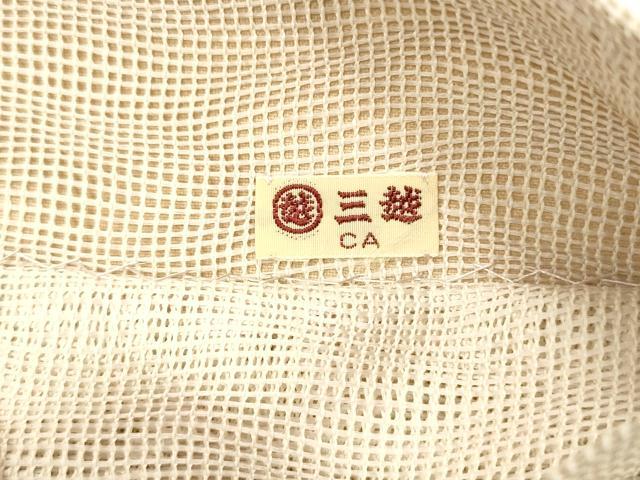 平和屋着物＊夏物 六移柄袋帯 流水文 三越扱い 正絹 逸品 DABD6526cm