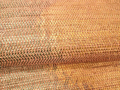 平和屋着物＊夏物 全通柄袋帯 抽象文様 金糸 正絹 逸品 DABD6529cm
