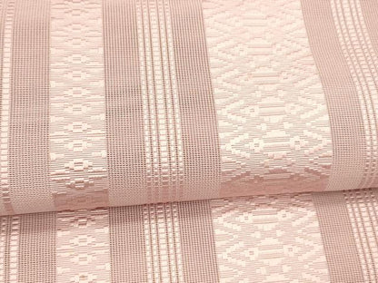 平和屋着物＊夏物 本場筑前博多織 八寸名古屋帯 紗献上 鴇色 正絹 逸品 DABD6531cm