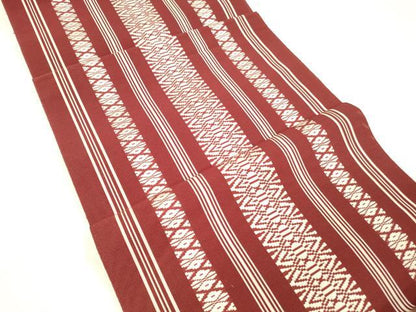平和屋着物＊夏物 本場筑前博多織 八寸名古屋帯 紗献上 正絹 逸品 DABD6534cm