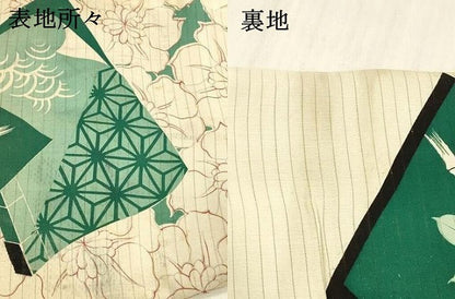 平和屋着物＊夏物 アンティーク 大正ロマン 全通柄九寸名古屋帯 刺繍 冊子竹垣花文 銀彩 正絹 逸品 DABD6541cm
