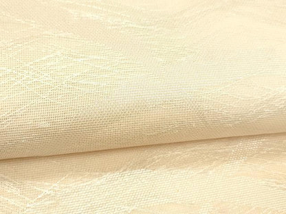 平和屋着物＊夏物 六通柄 本袋帯 雪芝文 銀糸 正絹 逸品 DABD6544cm